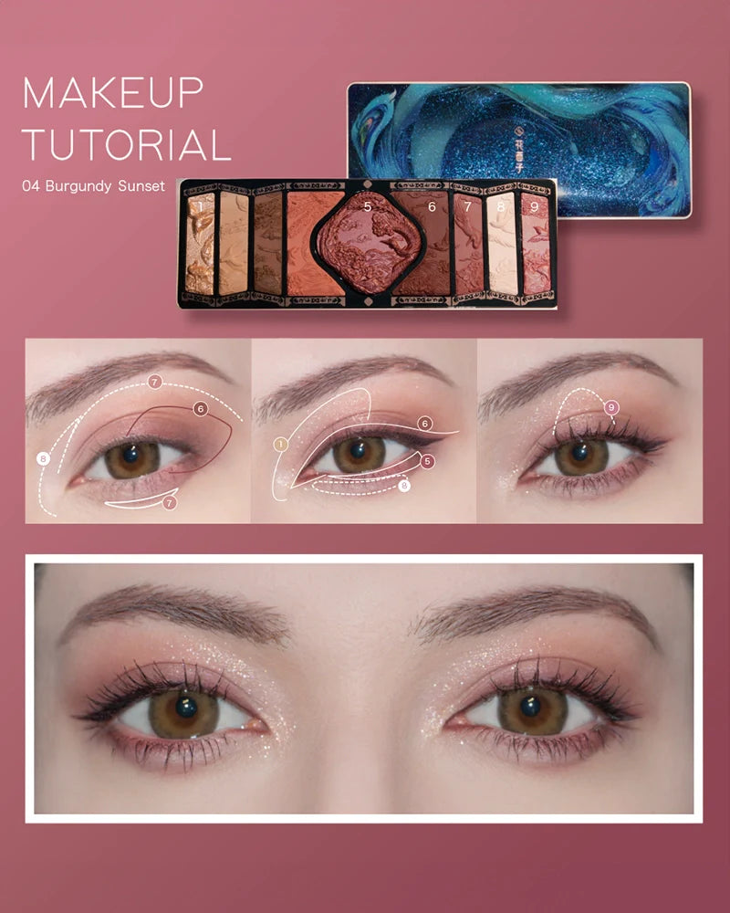 FLORAL ENGRAVING PHOENIX MAKEUP PALETTE