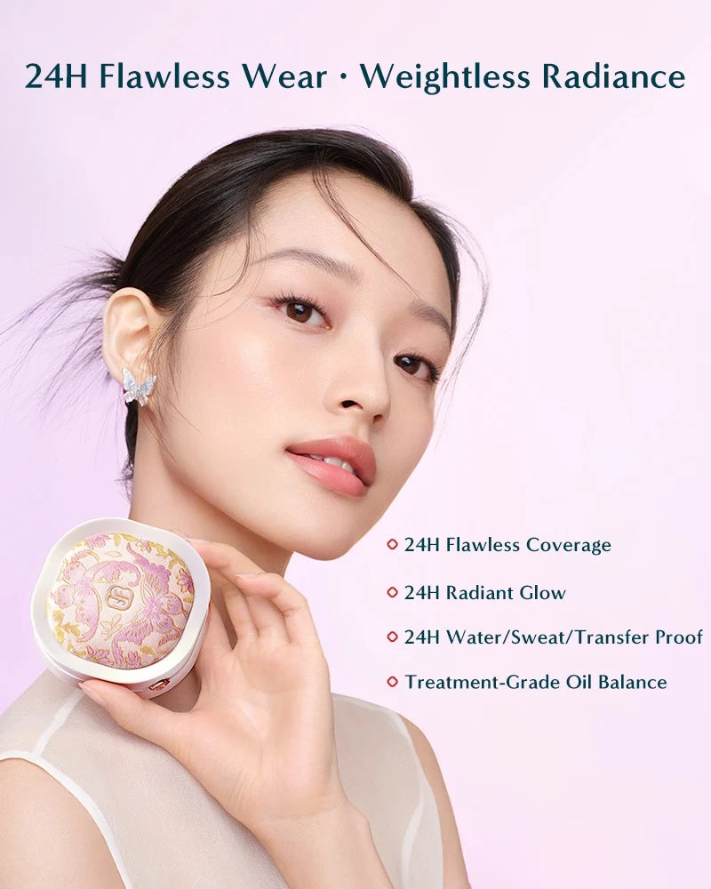 FLAWLESS JADE BREATHABLE NATURAL RADIANCE CUSHION FOUNDATION (SONG BROCADE PRESTIGE COLLECTION)