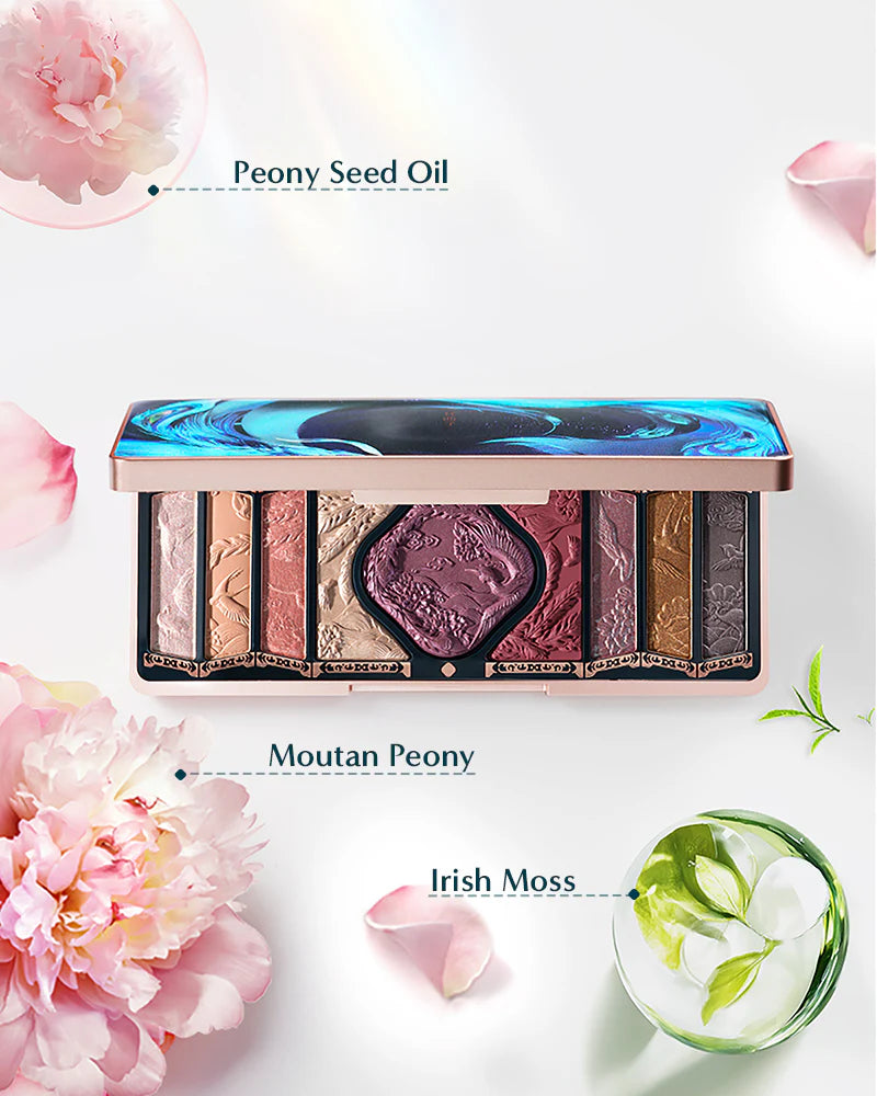FLORAL ENGRAVING PHOENIX MAKEUP PALETTE