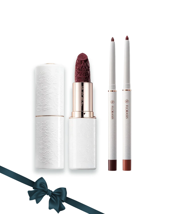 BLOOMING ROUGE PORCELAIN 1+2 LIP SET - M524 SHADOWED CRANBERRY